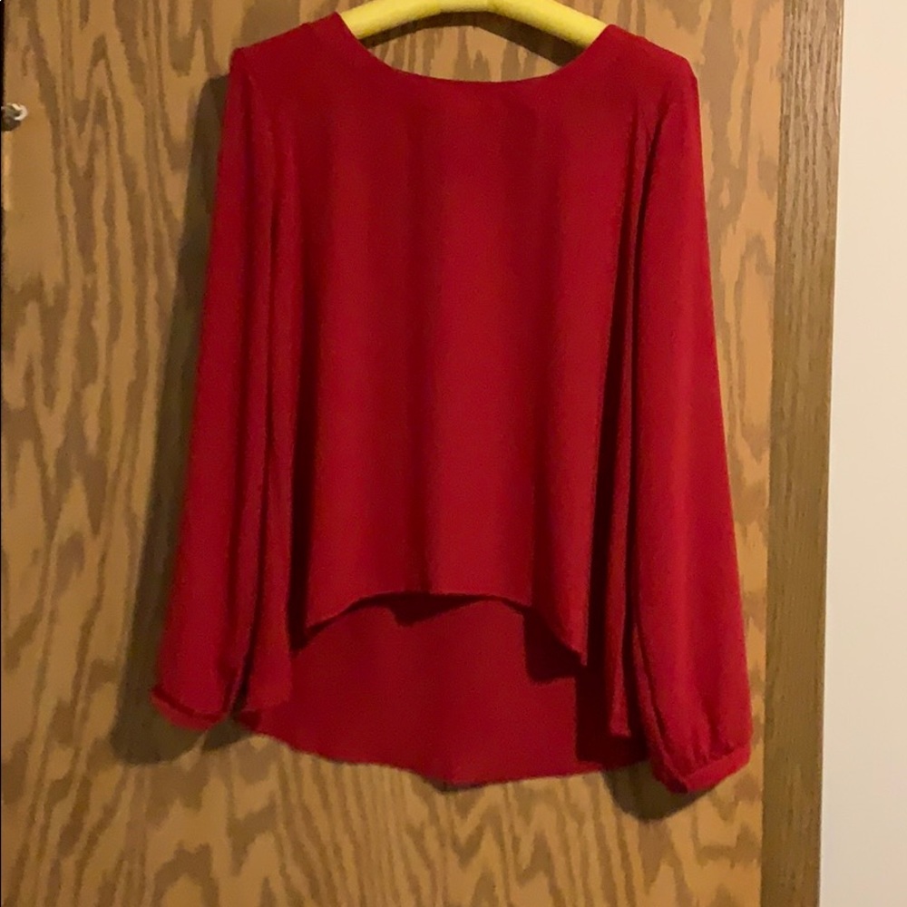 Hi-lo blouse